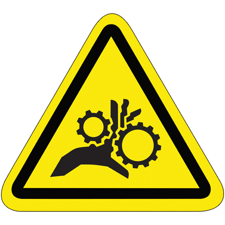 2.25" Triangle - Entanglement Hazard Durable Safety Label